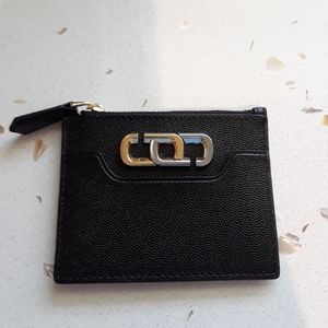 Marc Jacob's black leather card wallet